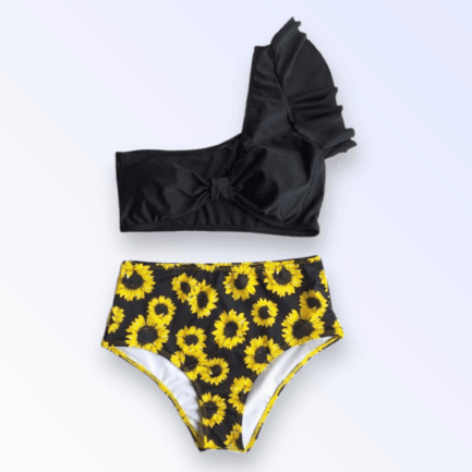 Tanga alta - Girasoles